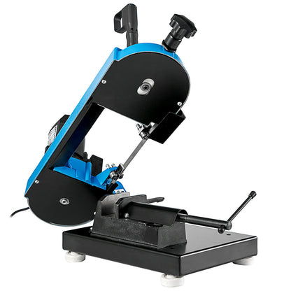 Metal Bandsaw 1000W Vertical Metal Bandsaw 0°-45° Metal Band Saw Band Saw Metal Table Top Bandsaw Table Top Metal Band Saw 85 x 105 mm Cutting Depth for Metal for Cutting Wood Metal Glass Fiber Plastic