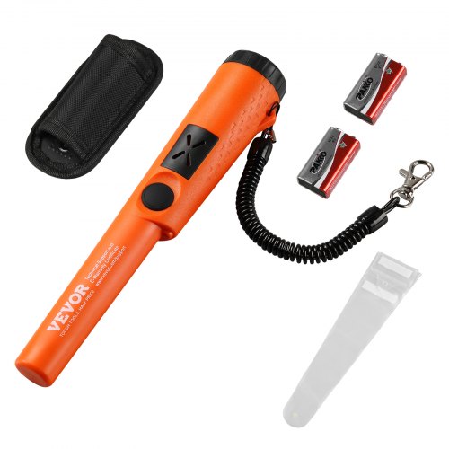 Metalldetektor-Pinpointer, teilweise wasserdichter Hand-Pinpointer, 50 mm/1,96 Zoll Suchtiefe, 3 Modi, Schatzsuchsonde mit Holster, wasserdichter Tasche und 9-V-Batterie, für Erwachsene und Kinder