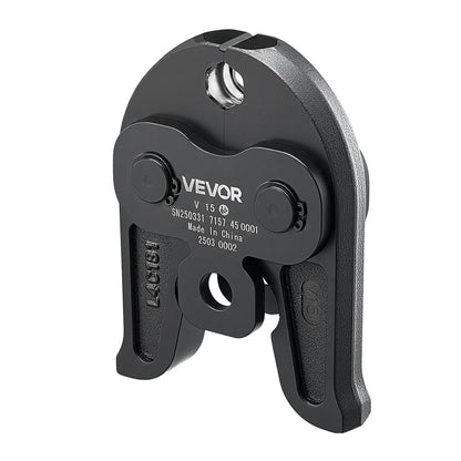 V15 Pressbacke, 15-mm-Pressbacke für V-förmige Edelstahlrohre, hochfeste, einsatzgehärtete Stahl-Pressbacken, kompatibel mit Standard-Presswerkzeugen