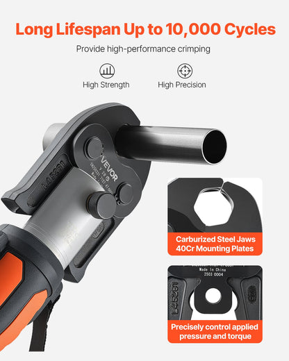 V28 Pressbacke, 28-mm-Pressbacke für V-förmige Edelstahlrohre, hochfeste, einsatzgehärtete Stahl-Pressbacken, kompatibel mit Standard-Presswerkzeugen