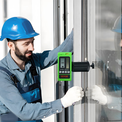 Laser-Empfängerdetektor, 6004,6 cm Reichweite, grüner Laser und roter Strahl mit Klemme