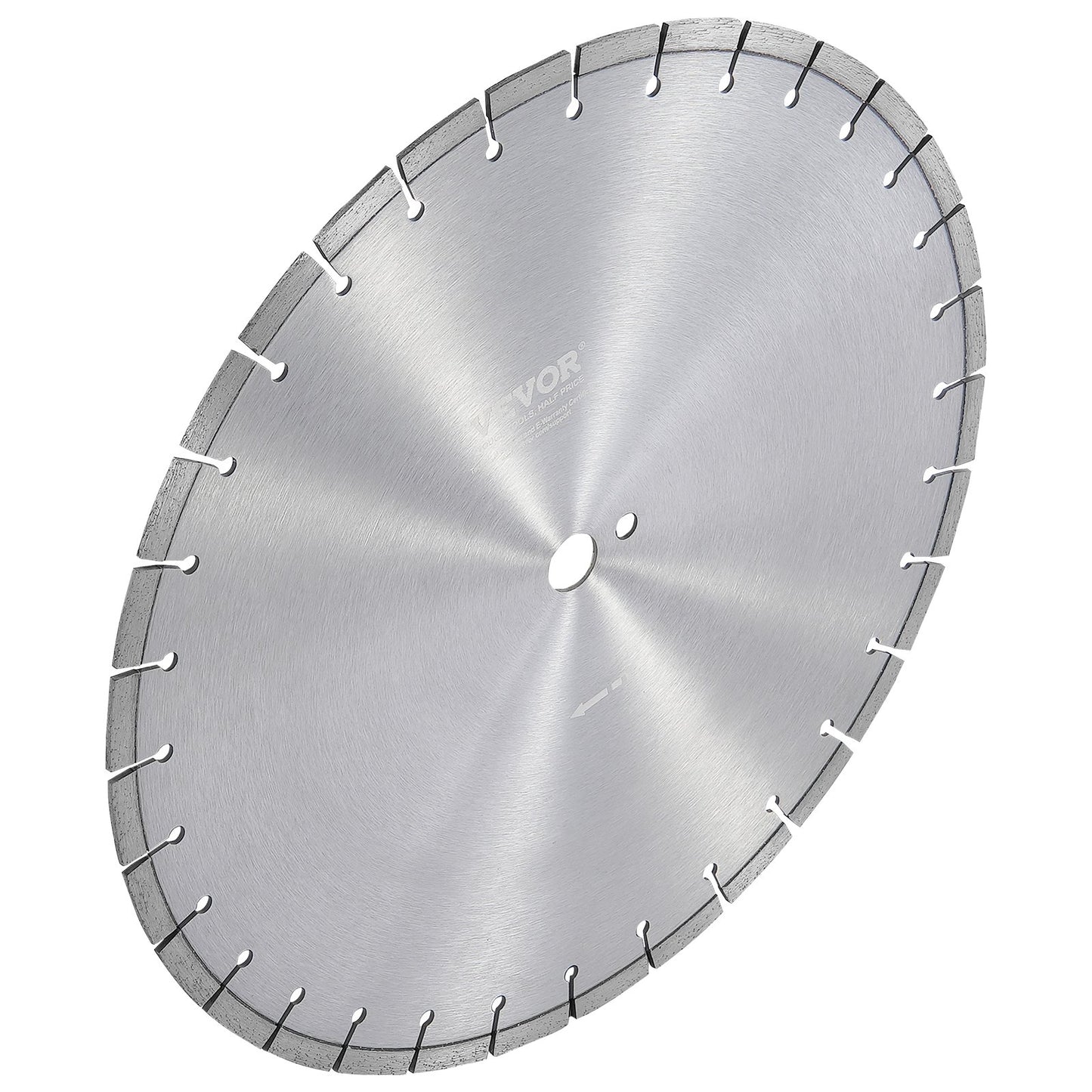 Diamond Blade, 18inch/450mm Concrete Saw Blade Wet or Dry, 0.47inch/12mm Flat Teeth Diamond Segment Blade, Universal 1 inch/25.4 mm Center Hole Diameter, for Concrete Cement Board Tile Brick