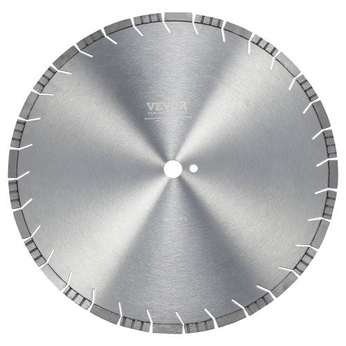 Diamond Blade, 18inch/450mm Concrete Saw Blade Wet or Dry, 0.47inch/12mm Slanted Teeth Diamond Segment Blade, Universal 1 inch/25.4 mm Center Hole Diameter, for Concrete Cement Board Tile Brick