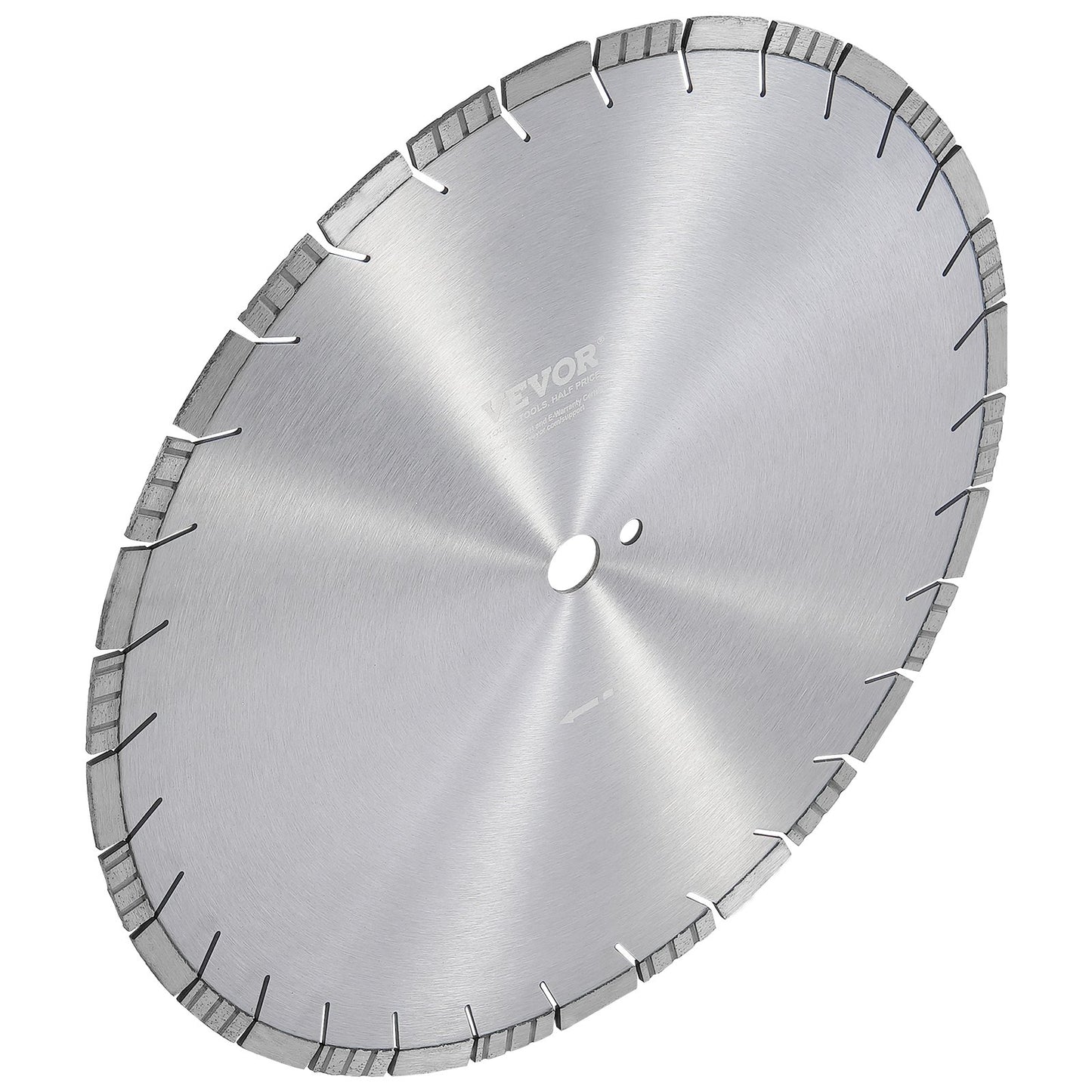 Diamond Blade, 18inch/450mm Concrete Saw Blade Wet or Dry, 0.47inch/12mm Slanted Teeth Diamond Segment Blade, Universal 1 inch/25.4 mm Center Hole Diameter, for Concrete Cement Board Tile Brick