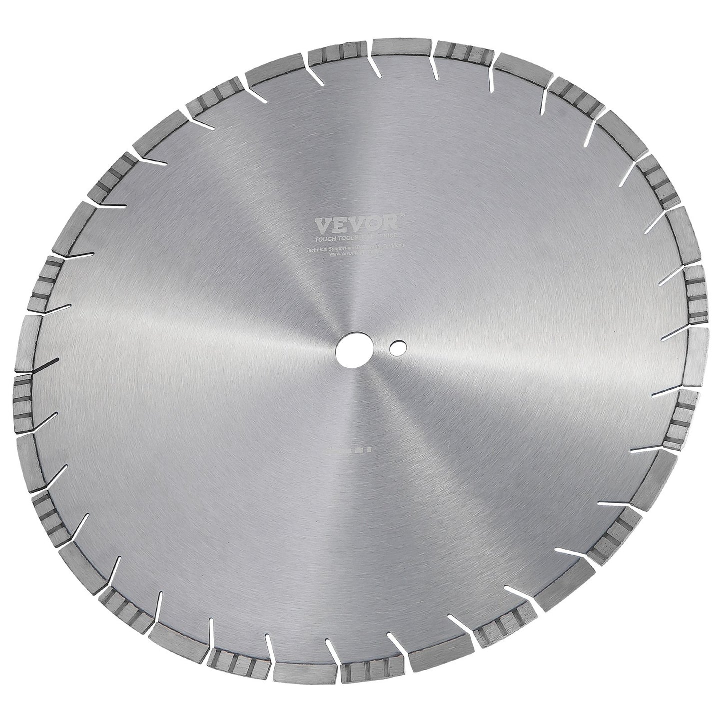 Diamond Blade, 18inch/450mm Concrete Saw Blade Wet or Dry, 0.47inch/12mm Slanted Teeth Diamond Segment Blade, Universal 1 inch/25.4 mm Center Hole Diameter, for Concrete Cement Board Tile Brick