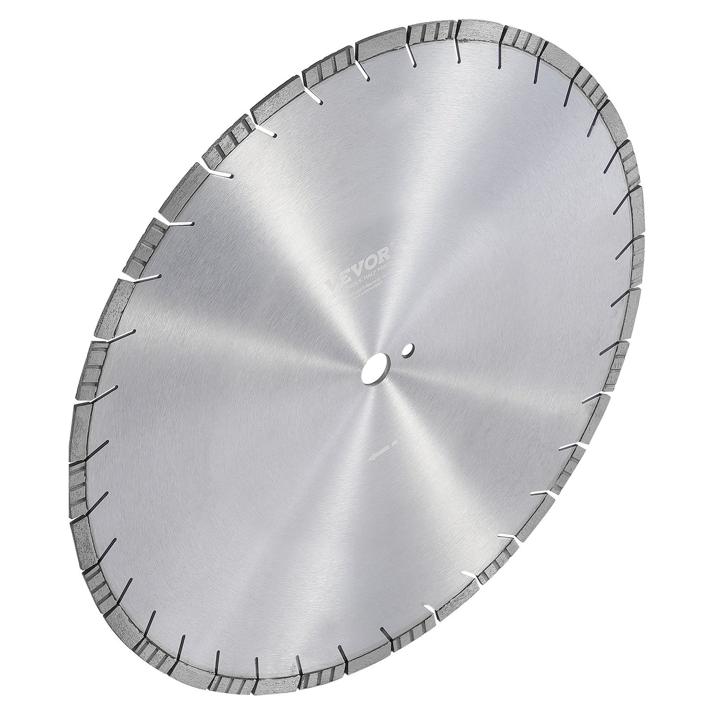 Diamond Blade, 20inch/500mm Concrete Saw Blade Wet or Dry, 0.47inch/12mm Slanted Teeth Diamond Segment Blade, Universal 1 inch/25.4 mm Center Hole Diameter, for Concrete Cement Board Tile Brick