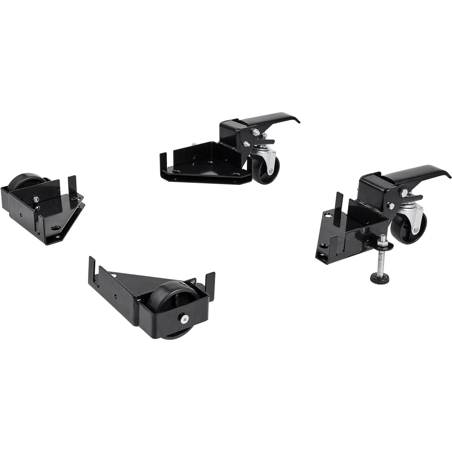 Mobile Base, 400 lbs Weight Capacity, Adjustable from 9.5" x 9.5" to Infinity, Heavy Duty Universal Mobile Base Stand with Swivel Wheels for Woodworking Equipment, Bandsaw, Power Tools, Machines