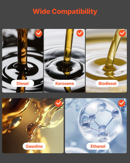 Kraftstoffförderpumpe 230 V, 15 GPM (57 l/min), Wechselstrom-Ölförderpumpe, max. Saughöhe 2,4 m, max. Förderhöhe 11,28 m, Überhitzungsschutz, für Benzin, Diesel, Kerosin, Biodiesel und Ethanol