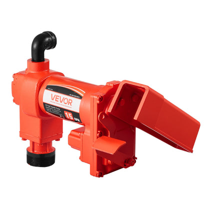 Kraftstoffförderpumpe 230 V, 15 GPM (57 l/min), Wechselstrom-Ölförderpumpe, max. Saughöhe 2,4 m, max. Förderhöhe 11,28 m, Überhitzungsschutz, für Benzin, Diesel, Kerosin, Biodiesel und Ethanol