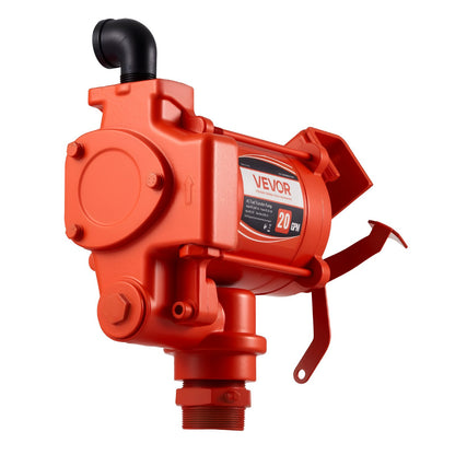 Kraftstoffförderpumpe 230 V, 20 GPM 76 l/min, elektrische Wechselstrom-Ölförderpumpe mit automatischer Abschaltautomatik an der Kraftstoffdüse und dem Auslassschlauch, Hochleistungs-Kit für Benzin, Diesel, Kerosin, Biodiesel und Ethanol-Gemische