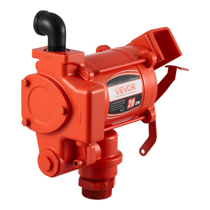 Kraftstoffförderpumpe 230 V, 20 GPM 76 l/min, elektrische Wechselstrom-Ölförderpumpe mit automatischer Abschaltautomatik an der Kraftstoffdüse und dem Auslassschlauch, Hochleistungs-Kit für Benzin, Diesel, Kerosin, Biodiesel und Ethanol-Gemische