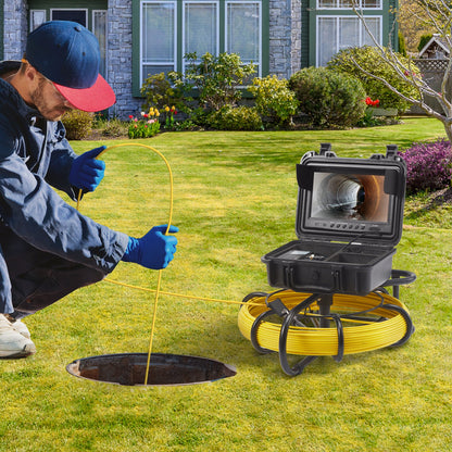 Kanalinspektionskamera, 22,9 cm, 720p-Bildschirm, 50,3 m Rohrlänge