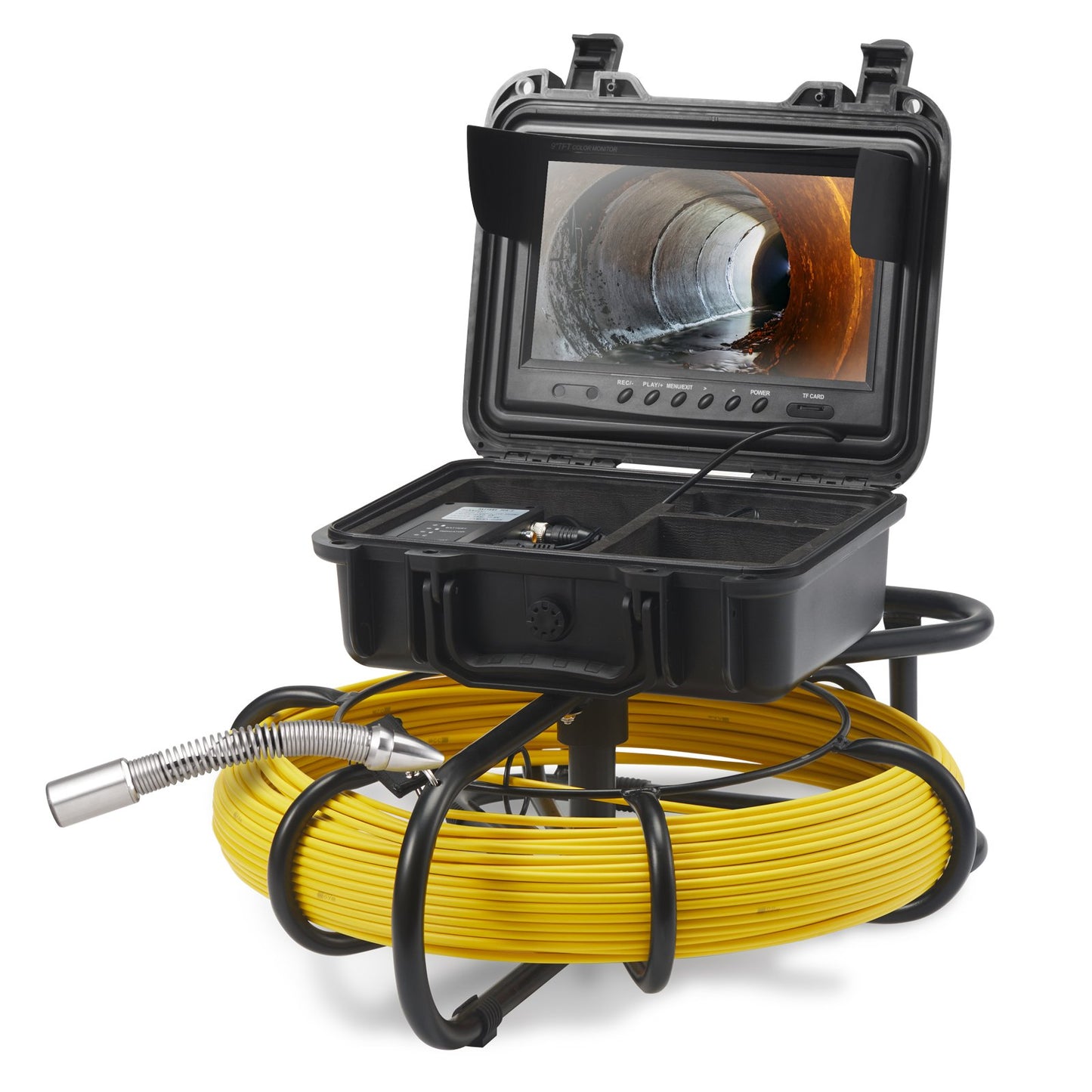 Sewer Camera Pipe Inspection Camera 22.9 cm 720p Screen Pipe Camera 70.1m