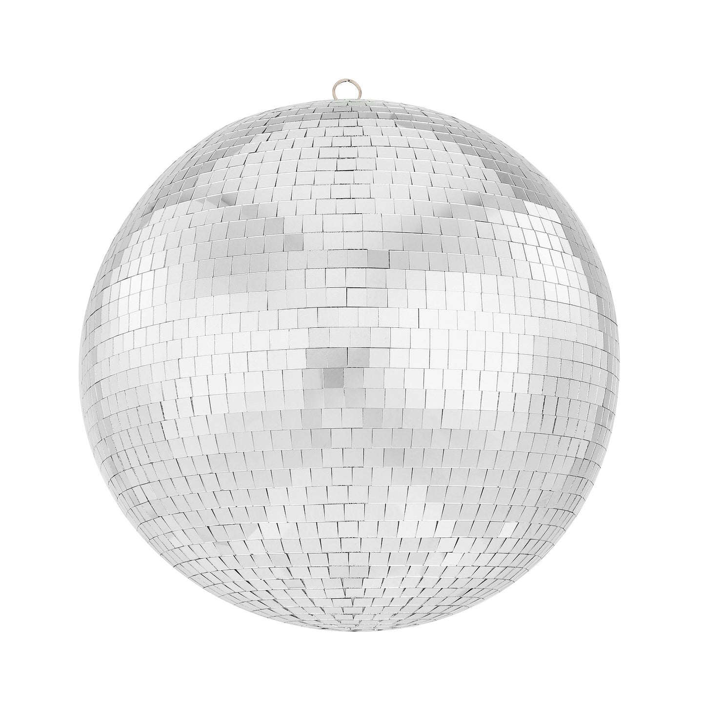 Mirror Disco Ball, 12 Inch Mirror Ball with Hanging Ring, Lightning Disco Ball Party Decorations, Ideal for DJ Club, Stage, Wedding, Birthday, Christmas, New Years Celebration