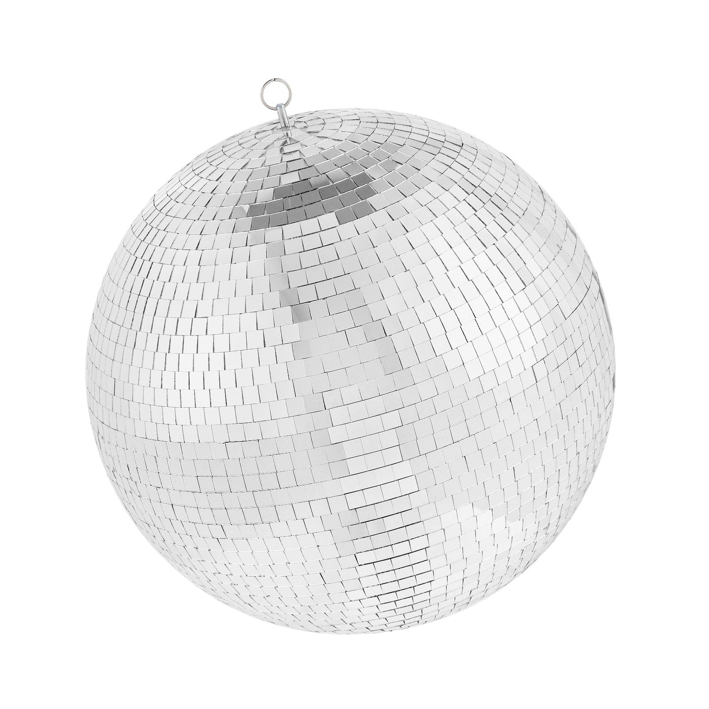 Mirror Disco Ball, 12 Inch Mirror Ball with Hanging Ring, Lightning Disco Ball Party Decorations, Ideal for DJ Club, Stage, Wedding, Birthday, Christmas, New Years Celebration