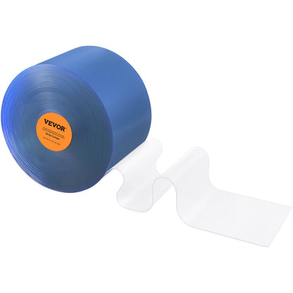 Strip Curtain PVC Door Curtain 2499.4 cm x 30.5 cm Roll Cooler Freezer Clear Plastic