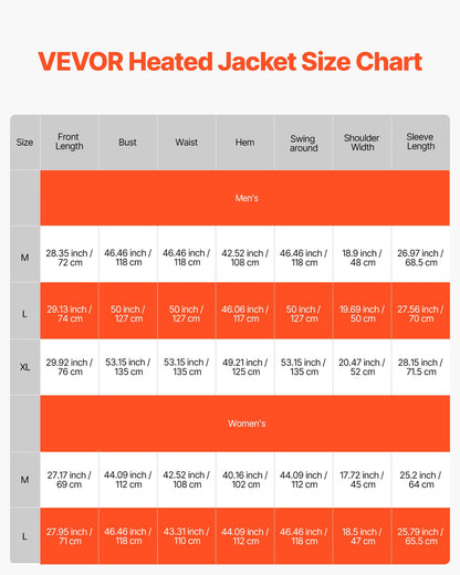 Heated Jacket for Men with 7.4V Battery, Soft Shell Electric Heating Coat, Windproof Lightweight Outerwear with 6 Heating Zones & 3 Heat Settings for Hiking, Outdoor Work, Black