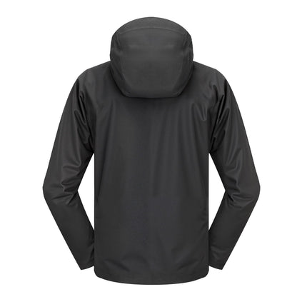 Beheizbare Herrenjacke mit 7,4-V-Akku, elektrischer Softshell-Heizmantel, wind- und wasserdichte, leichte Oberbekleidung mit 5 Heizzonen und 3 Heizstufen, maschinenwaschbar