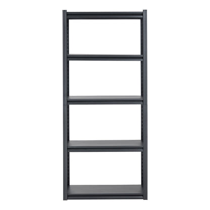 Storage Shelves, 2000 lbs, 5 Tier Garage Storage Shelving, 16" D x 32" W x 72" H Adjustable Metal Shelves for Garage Shelves Utility Rack Shelf, Ideal for Kitchen, Warehouse, Basement, Black