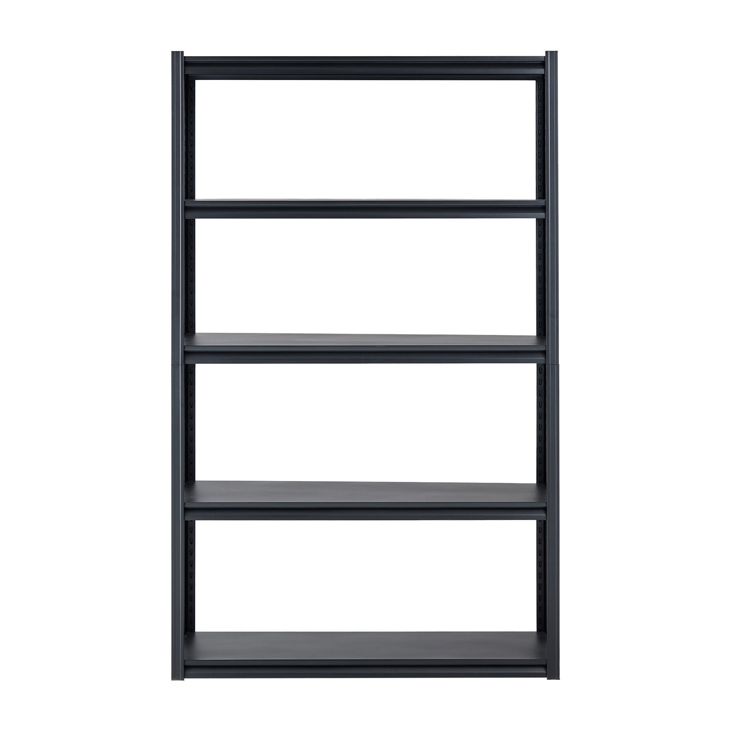 Storage Shelves, 3000 lbs, 5 Tier Garage Storage Shelving, 18" D x 48" W x 78" H Adjustable Metal Shelves for Garage Shelves Utility Rack Shelf, Ideal for Kitchen, Warehouse, Basement, Black