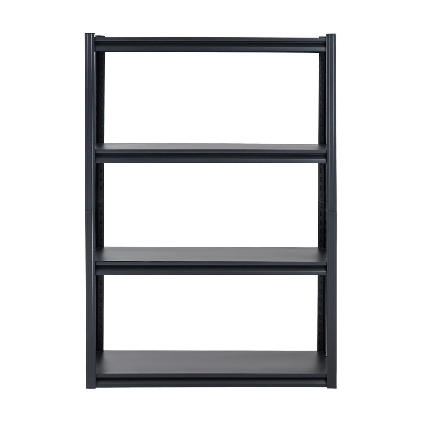 Storage Shelves, 2400 lbs, 4 Tier Garage Storage Shelving, 20" D x 40" W x 57" H Adjustable Metal Shelves for Garage Shelves Utility Rack Shelf, Ideal for Kitchen, Warehouse, Basement, Black