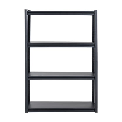 Storage Shelves, 2400 lbs, 4 Tier Garage Storage Shelving, 20" D x 40" W x 57" H Adjustable Metal Shelves for Garage Shelves Utility Rack Shelf, Ideal for Kitchen, Warehouse, Basement, Black