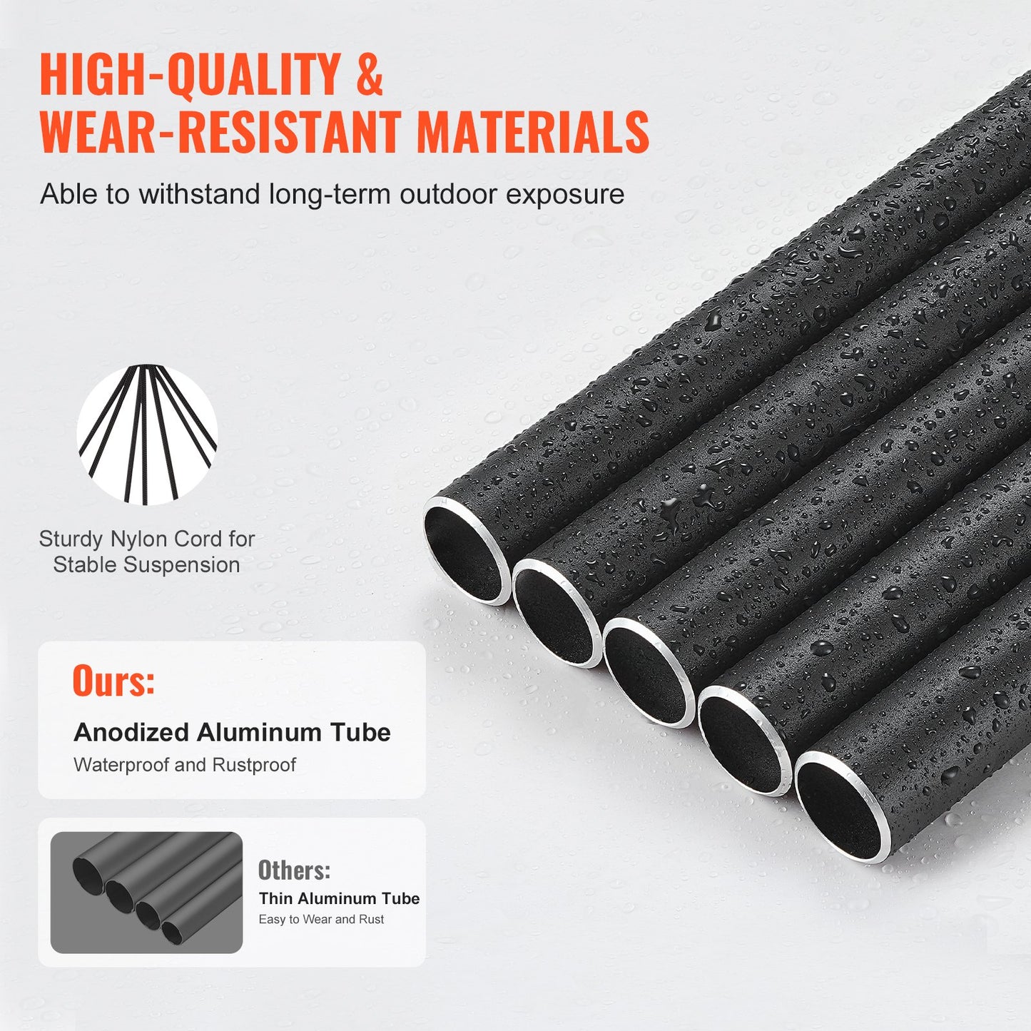 Windspiel für den Außenbereich, 1220 mm, tiefes Klangspiel mit 5 Röhren, einzigartiges großes Gedenk-Windspiel zum Jahrestag, wunderschöne Außendekoration für Terrasse, Veranda, Garten und Hinterhof, Schwarz