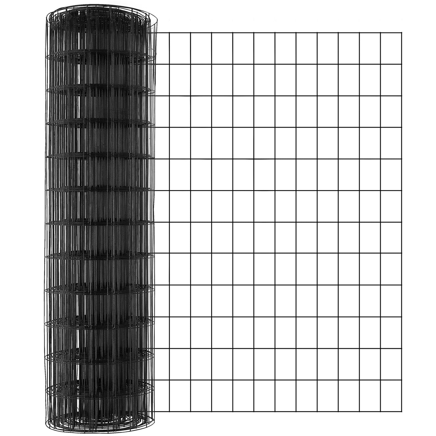 Hardware Cloth, 910 x 15240 mm Galvanized Wire Mesh Roll, 16 Gauge Chicken Wire Fence Roll, Vinyl Coating Metal Wire Mesh for Chicken Coop Barrier, Rabbit Snake Fences, Poultry Enclosures