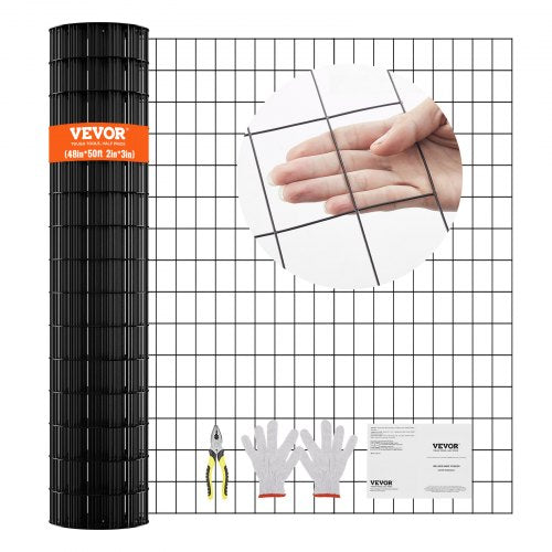 Hardware Cloth, 1220 x 15240 mm Galvanized Wire Mesh Roll, 16 Gauge Chicken Wire Fence Roll, Vinyl Coating Metal Wire Mesh for Chicken Coop Barrier, Rabbit Snake Fences, Poultry Enclosures