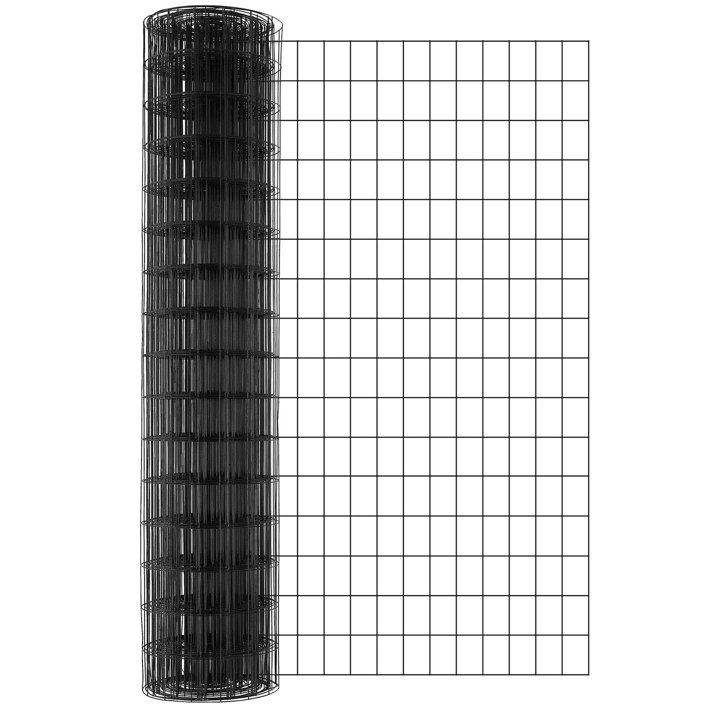 Hardware Cloth, 1220 x 15240 mm Galvanized Wire Mesh Roll, 16 Gauge Chicken Wire Fence Roll, Vinyl Coating Metal Wire Mesh for Chicken Coop Barrier, Rabbit Snake Fences, Poultry Enclosures