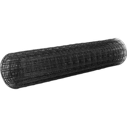 Hardware Cloth, 1220 x 15240 mm Galvanized Wire Mesh Roll, 16 Gauge Chicken Wire Fence Roll, Vinyl Coating Metal Wire Mesh for Chicken Coop Barrier, Rabbit Snake Fences, Poultry Enclosures