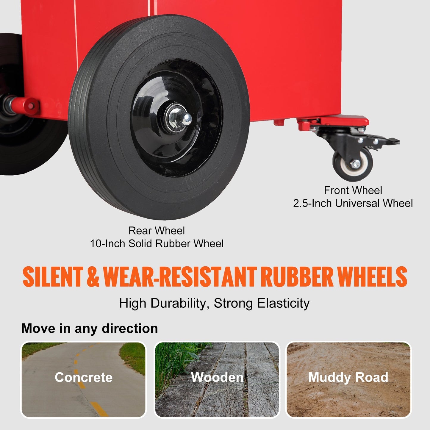 30 Gallon Diesel Caddy, 23.5 L/min, 180W Portable Storage Tank Container with Electric Pump Wheels, Diesel Transfer Storage Tank for Fueling