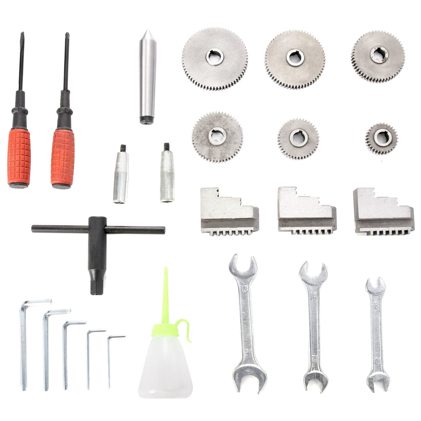 1100W Mini Metal Lathe 220MMx750MM Variable-Speed Metal Lathe RPM Metal Milling Machine Digital Milling Metal Lathe with 3-Jaw Chuck, MT5 Spindle Taper, MT2 Tailstock Taper