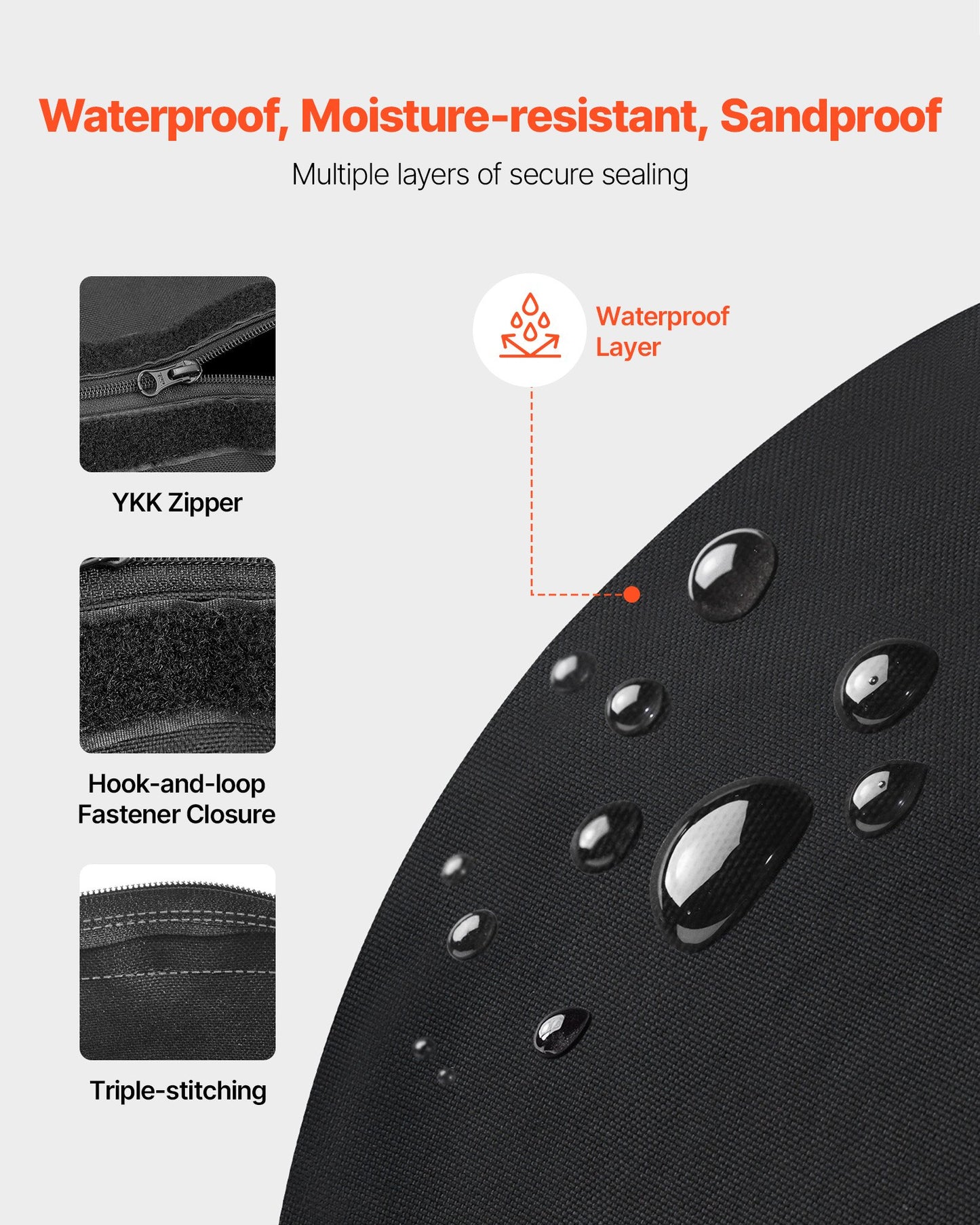 Workout Sandbag, Heavy Duty Workout Power Bags with Handles, 45 kg Slam Bag for Fitness Strength Weight Training Cross-Training, Home Gym Exercise, Black (Unfilled)