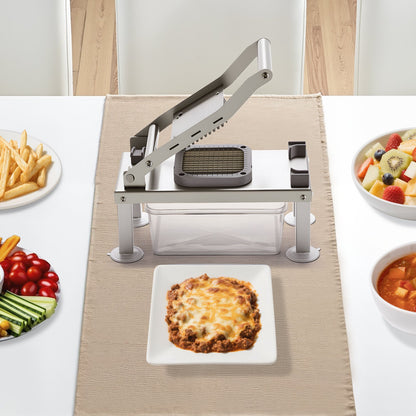 Gemüseschneider, Mandoline, All-in-1-Gemüseschneider mit 9 Edelstahlklingen, Käsereibe, Zwiebel- und Kartoffelschneider mit Behälter, Salatspiralschneider, Küchenhelfer &amp; -utensilien