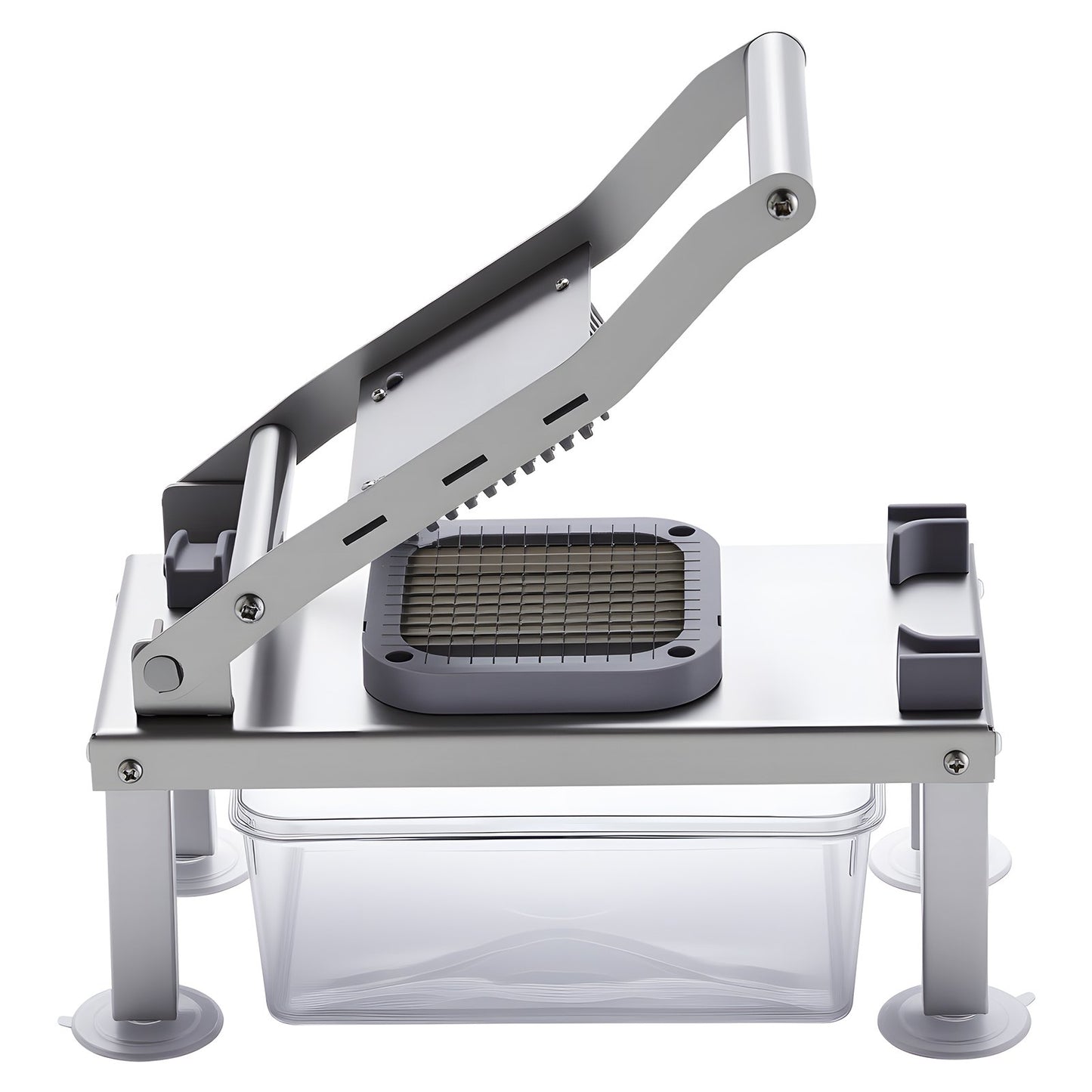 Gemüseschneider, Mandoline, All-in-1-Gemüseschneider mit 8 Edelstahlklingen, Käsereibe, Zwiebel- und Kartoffelsalatschneider mit Behälter, Küchenhelfer &amp; Haushaltswaren