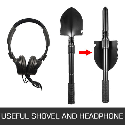 Gelber Metalldetektor 3010, wasserdicht, Scheibenmetalldetektor, Unterwasser- und Untergrund-Metalldetektor mit hoher Genauigkeit, LCD-Display, Kopfhörer, automatischer Detektor, für Erwachsene und Kinder