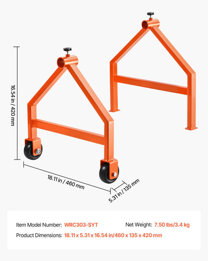 Kabeltrommelgestell, Tragkraft 100 kg, tragbarer Kabelwagen, fahrbares Kabeltrommelgestell mit Rollen, Spulenhalter, bis zu 759 mm Durchmesser, für Elektroindustrie und Einzelhandel, hohe Arbeitseffizienz