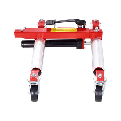 Wheel Dolly, Max Capacity 1500 Lbs Car Dolly, Car Jack Dolly Lifter with 360° Rotatable Wheels, Heavy Duty Vehicle Positioning Hydraulic Tire Jack, for Vehicle Car Auto Repair Moving