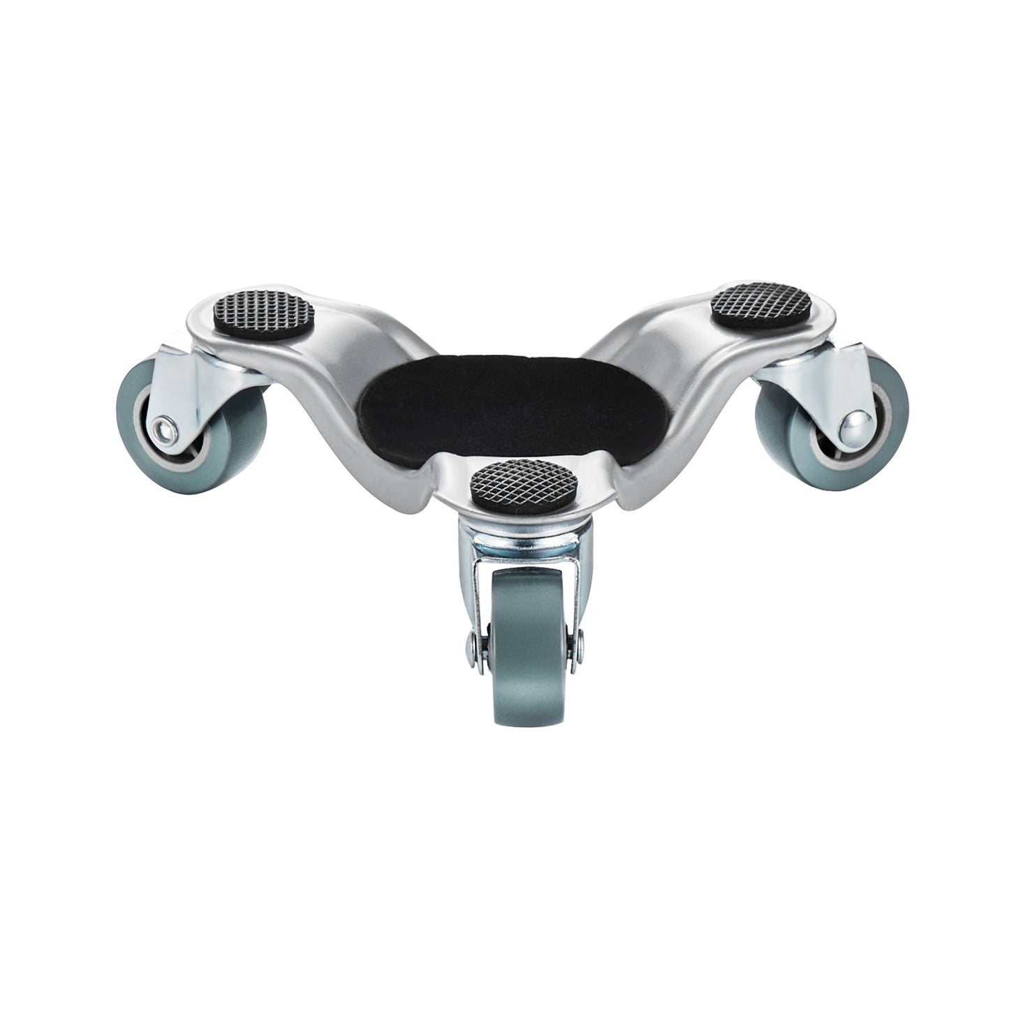 Furniture Dolly, 440 lbs Load Capacity, 3 Wheel Steel 6.3" Tri-dolly Heavy Duty Mover with Triangle Swivel Caster, Carbon Steel Panel, Furniture Lift Mover Tool Set for Appliances, Sofa, Fridge