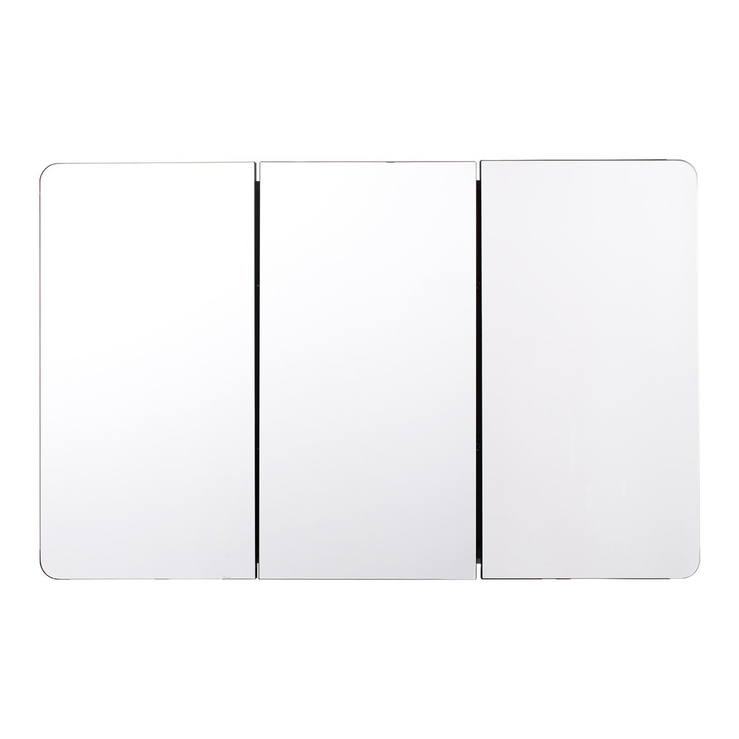 Medicine Cabinet, 25.5 x 40 inch, Medicine Cabinet for Bathroom with Mirror, Aluminum Frame Bathroom Wall Cabinet, 4-layer Adjustable Shelves, Recessed & Wall-mounted Installation