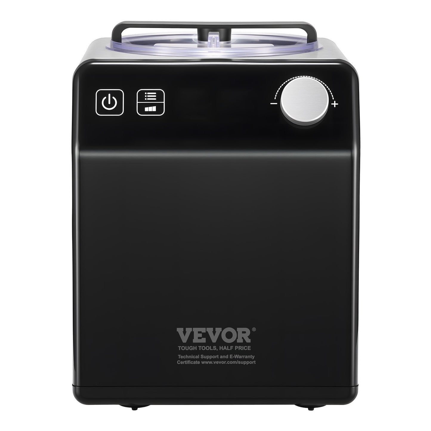 1,9-Liter-Automatische Eismaschine, elektrisch, Joghurt-Gelato-Herstellung, Schwarz