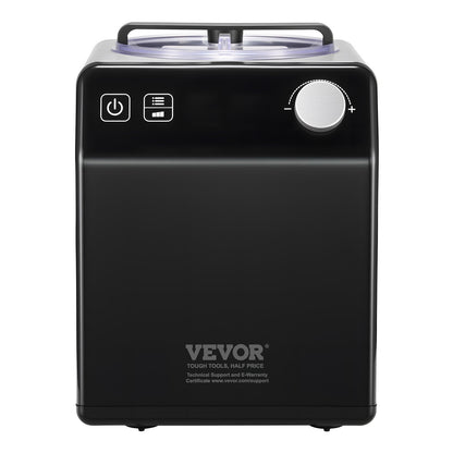 1,9-Liter-Automatische Eismaschine, elektrisch, Joghurt-Gelato-Herstellung, Schwarz