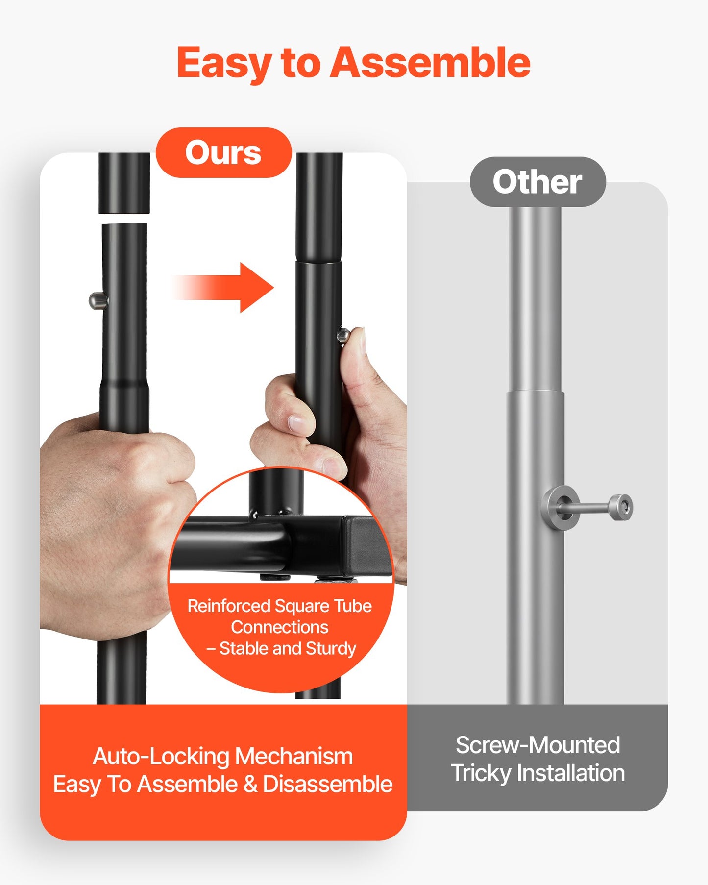 Clothes Rack, Rolling Clothing Garment Rack with Hanging Rod and Side Hooks, 3 Storage Shelves, 45 kg Load Capacity, Heavy Duty Carbon Steel Clothing Racks for Bedroom, Laundry, Living Room