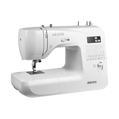 Computerized Sewing Machine, 60 Stitch Applications, with LED Screen, Foot Pedal and LED Light, Heavy-Duty Metal Frame, Digital Sewing Machine with Powerful Motor for Crafts and Mending