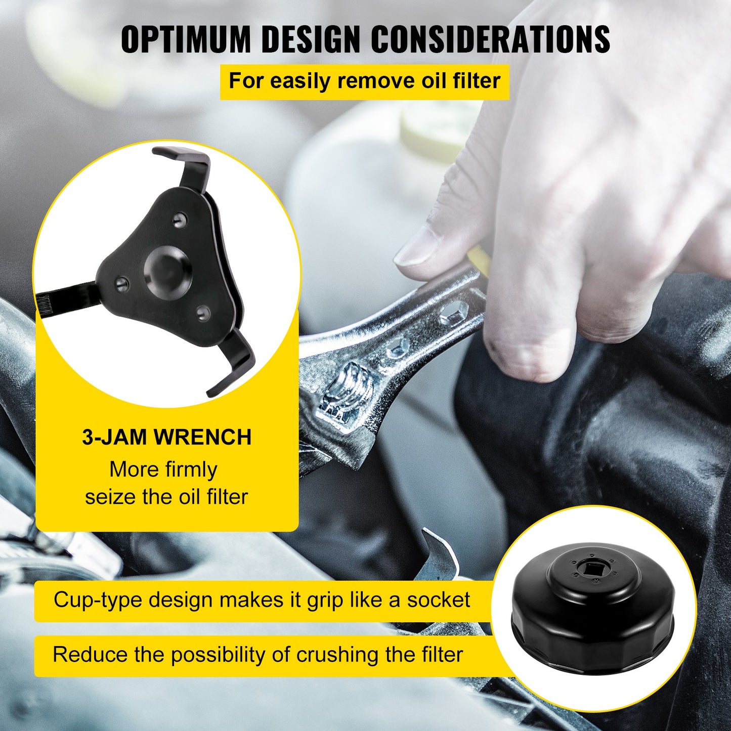 Oil Filter Socket Set, 30 Pcs Oil Filter Wrench Set, Sturdy Steel Oil Filter Socket, 3/8\" Oil Filter Socket, Low Profile Oil Filter Socket Set For Easy Access, Oil Filter Wrench Cap Set