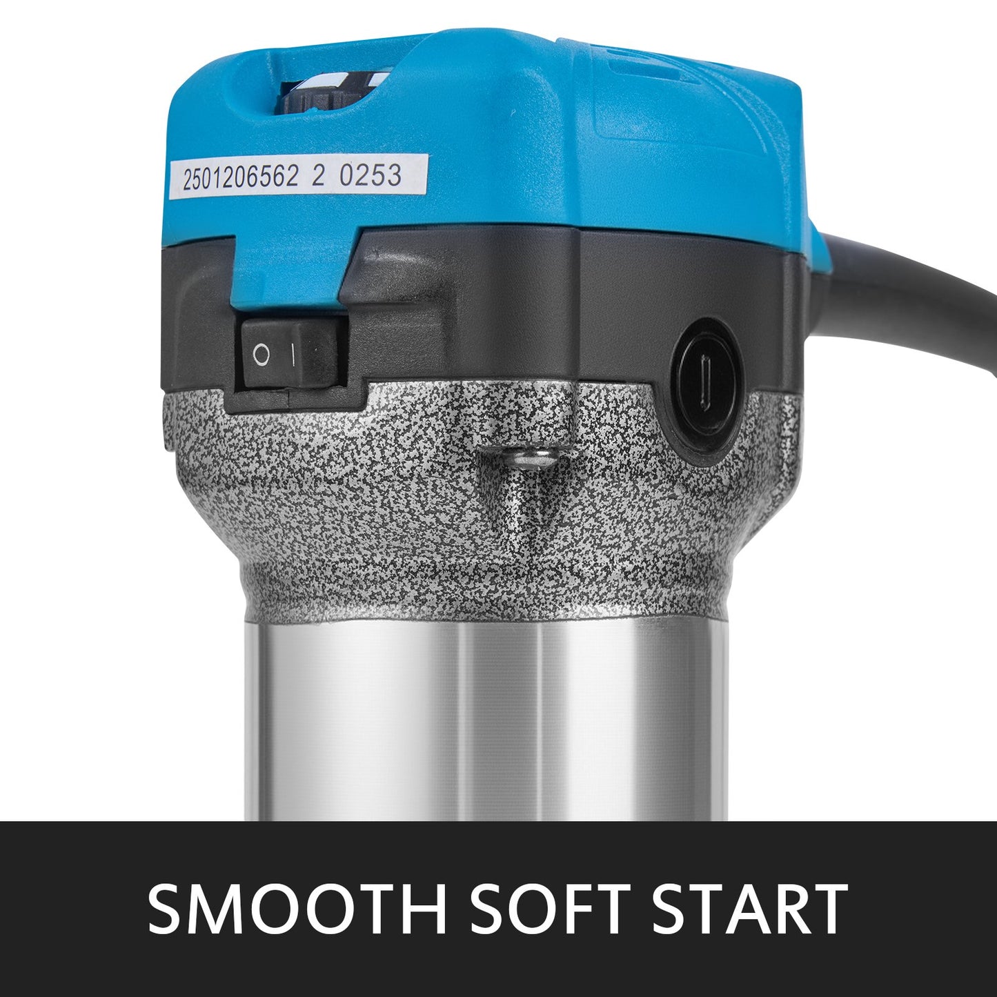 800W Max Torque Variable Speed 30,000RPM Compact Router with Collets 6.4 mm & 9.5 mm 1 x Plunge Base & 1 x Tilt Base 220V