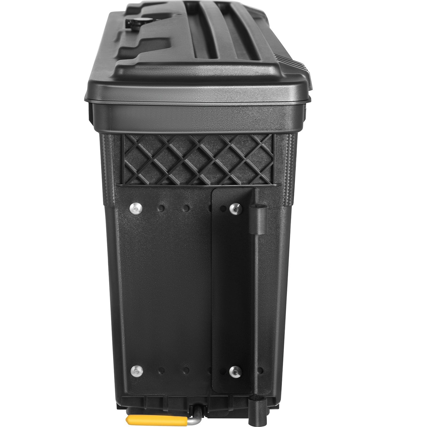 Truck Bed Storage Box, Lockable Lid, Waterproof ABS Wheel Well Tool Box 6.6 Gal/20 L, Compatible with Chevrolet Silverado 1500 GMC Sierra 1500 2019-2020, Passenger Side, Black