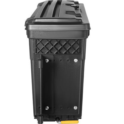 Truck Bed Storage Box, Lockable Lid, Waterproof ABS Wheel Well Tool Box 6.6 Gal/20 L, Compatible with Chevrolet Silverado 1500 GMC Sierra 1500 2019-2020, Driver Side, Black