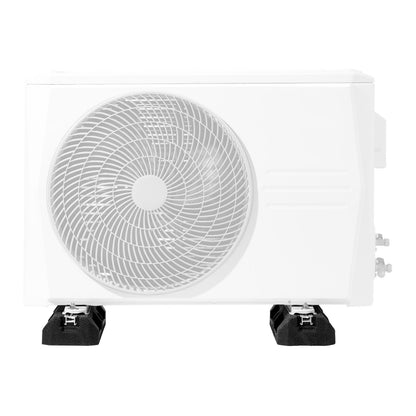 Floor Mounting Base Kit for Mini Split Air Conditioning Systems, Floor Mounting Ground Base Pad for 9000-36000BTU AC Heat Pump System, Heavy-Duty Rubber Anti-Vibration Pads, Max Load 1000kg